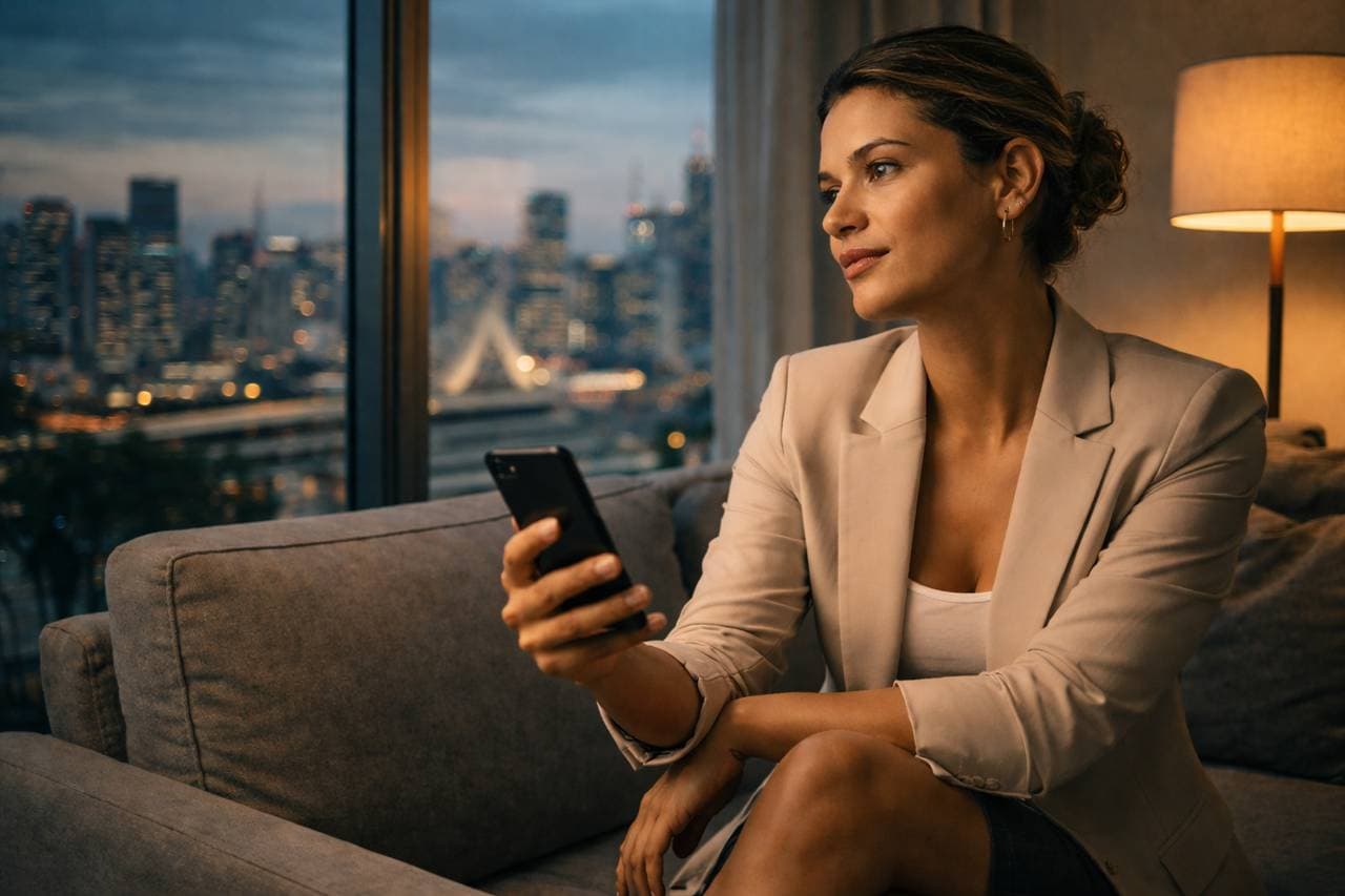 Person securely holding Bitcoin on their phone