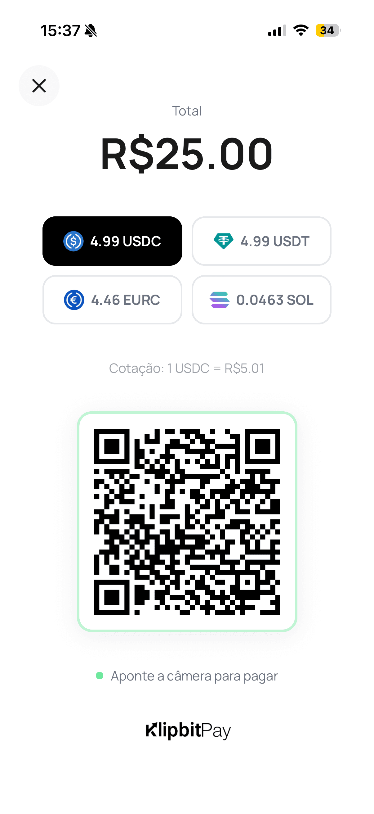 Accept payments with KlipbitPay.